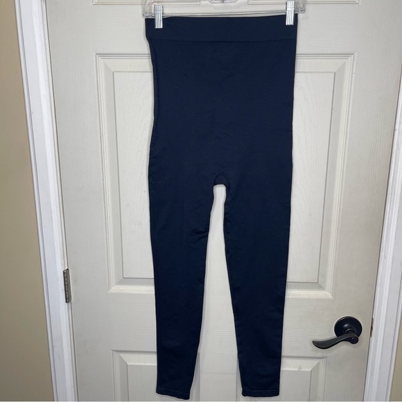 BLANQI Women’s Dark Blue Womens Ankle Length Maternity Leggings Sz L - Picture 6 of 7